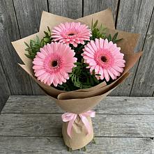 Букет цветов из:  Герберы в Зеленой Роще