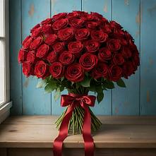 Букет Красные розы Блэк Меджик #REPLACE_PRED# Зеленой Роще