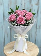 Букет цветов из:  Розы #REPLACE_PRED# Зеленой Роще