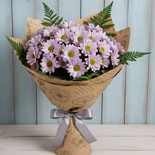 Букет цветов из:  Хризантемы #REPLACE_PRED# Зеленой Роще