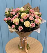 Букет цветов из:  Розы в Зеленой Роще