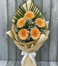 Букет цветов из:  Герберы в Зеленой Роще